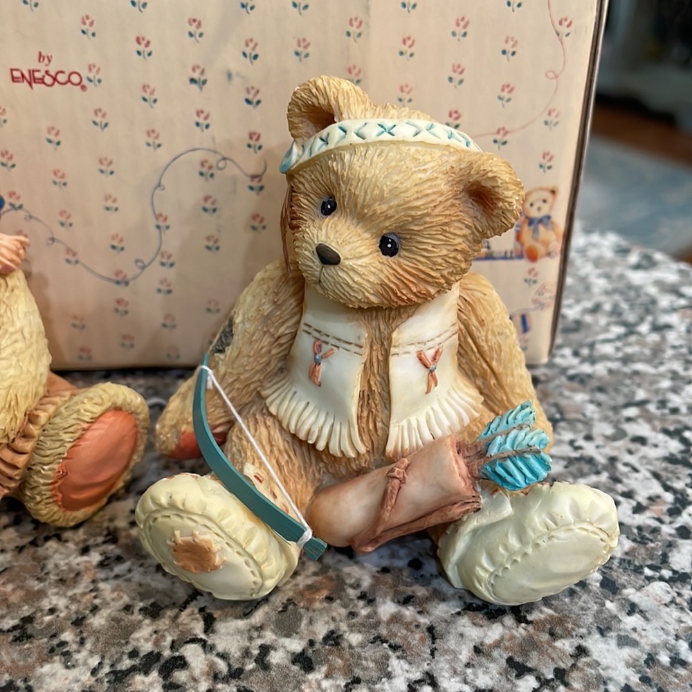 Cherished Teddies- Indians - set of six - Picture 7 of 7